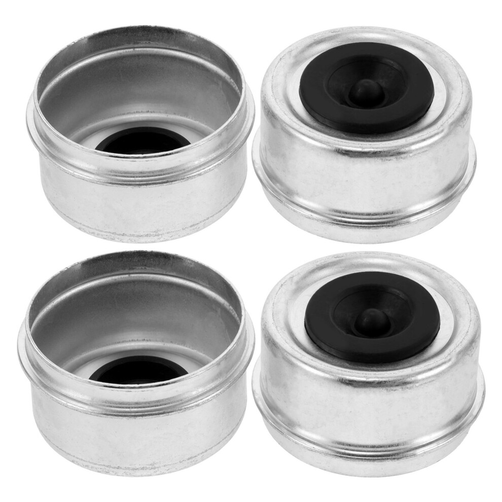 4Pcs 2.44In Trailer Hub Dust Cap Grease Cover For Boat Trailer 3302006157274