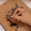 2pcs charcoal and white pencils for drawing and sketching 10
