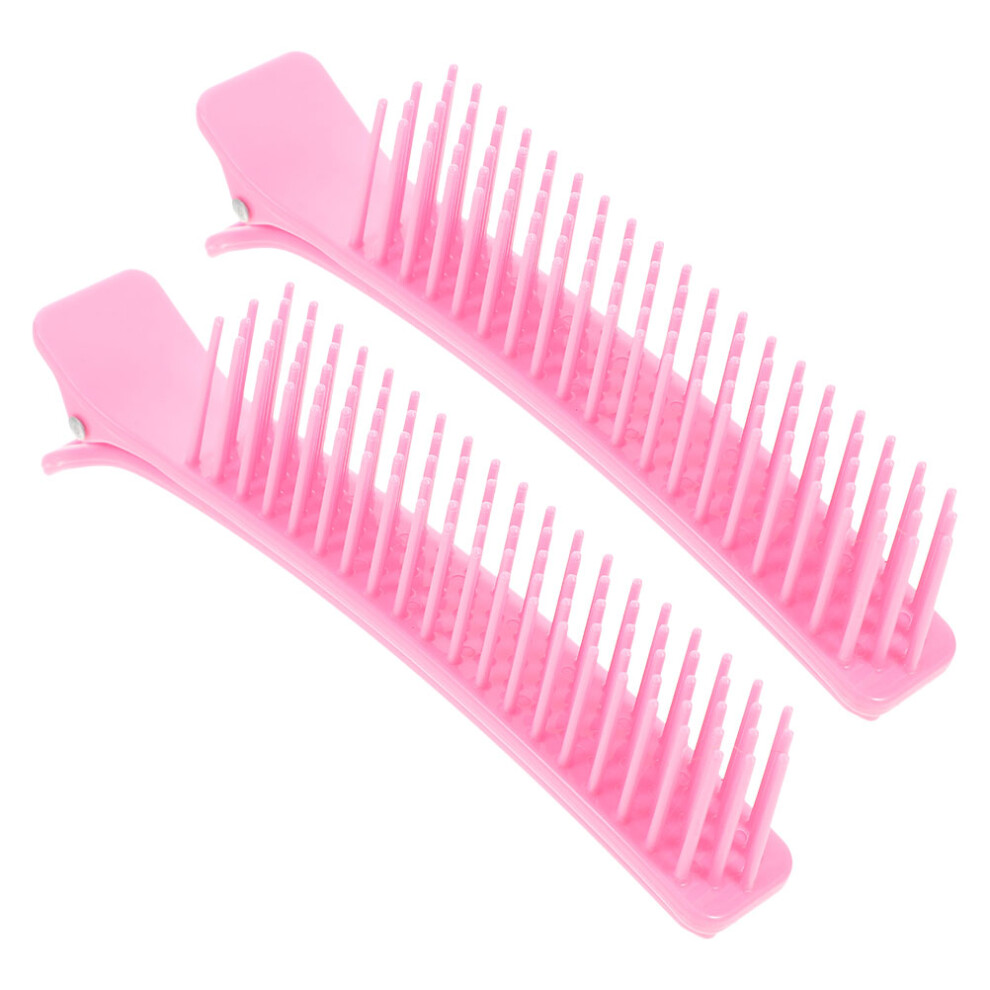 Happyyami Unisex 2Pcs Plastic Hair Clips For Styling, Sectioning, Cutting, Parting