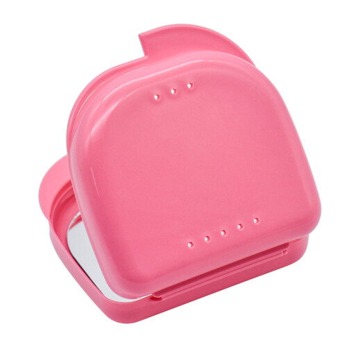 1Pc Retainer Case With Mirror For Storage
