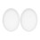 2pcs acrylic oval frames 30x40cm white for artists 1