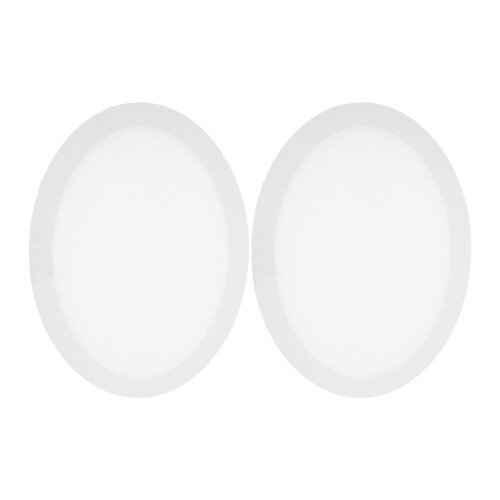 2pcs acrylic oval frames 30x40cm white for artists