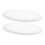 2pcs acrylic oval frames 30x40cm white for artists 11