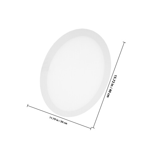 2pcs acrylic oval frames 30x40cm white for artists 1