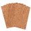 6pcs printed artificial sheets for diy cork projects 8