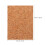 6pcs printed artificial sheets for diy cork projects 2