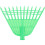 plastic leaf rake for garden shrub yard debris collection 2