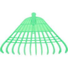 plastic leaf rake for garden shrub yard debris collection