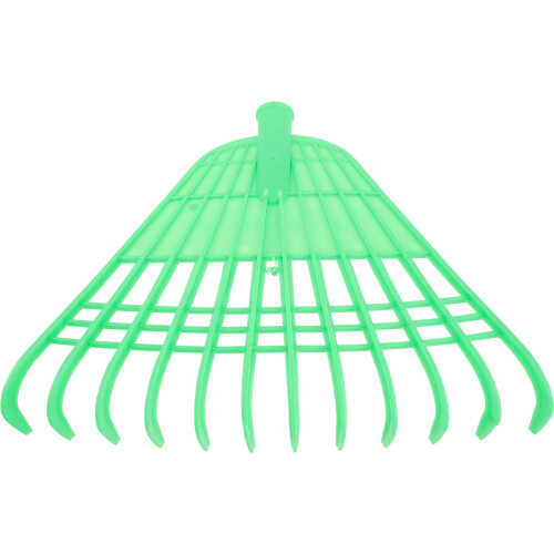 plastic leaf rake for garden shrub yard debris collection