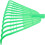 plastic leaf rake for garden shrub yard debris collection 11