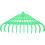 plastic leaf rake for garden shrub yard debris collection 7