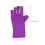2pcs uv shield nail gloves for gel manicure, fingerless protector 8