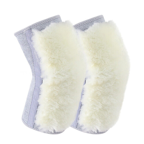 1 pair thickened knee wrap warm brace leg protector cover 2