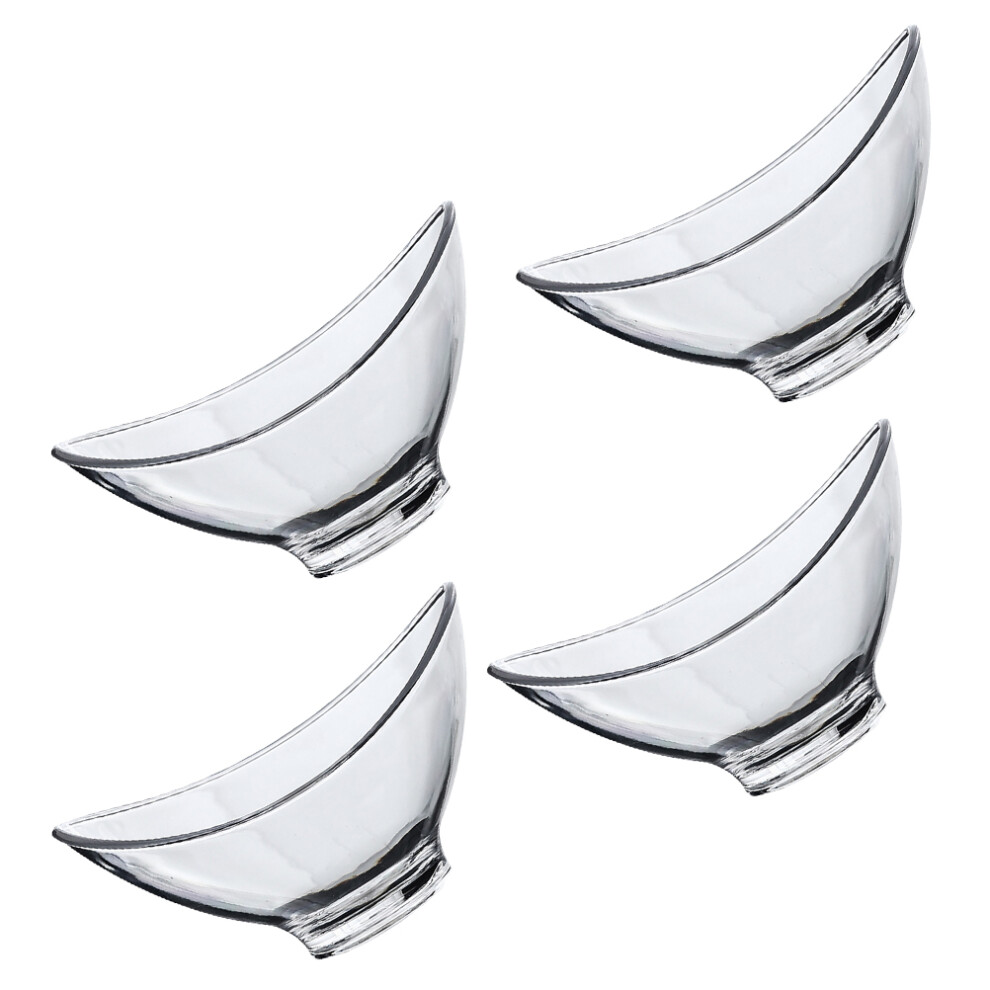 4pcs acrylic salad bowls, transparent fruit pudding and snack bowls-image-OPC-PKRT9V2-NEW