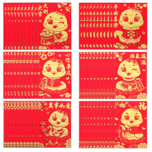 60pcs red envelopes for chinese new year, cash gifts, red packets