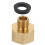 brass gas adapter hose connector for stove replacement 1