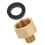 brass gas adapter hose connector for stove replacement 8