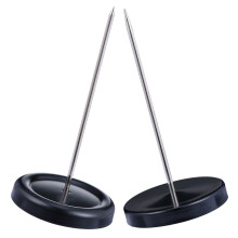 2 pcs paper memo holders metal receipt bill spike stick