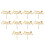 10St Gouden Cupcake Decoratie Moederdag Picks 1