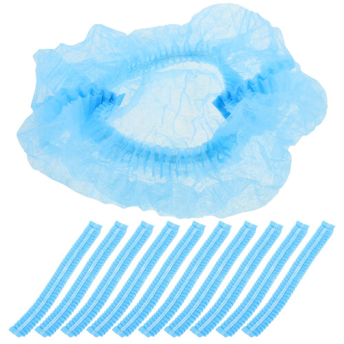 100pcs disposable mesh hair net nonwoven cap supply