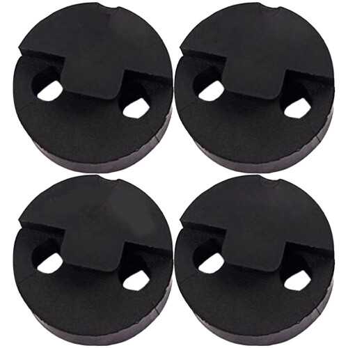 4pcs round rubber violin practice mutes for silent playing