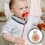 10pcs wooden pacifier clips with flower pattern, round diy holder 5