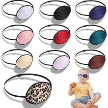 10 Pieces Silk Eye Patch Adjustable Eye Patch Lazy Eye Patches Silky Elastic Eye Patches for Adults