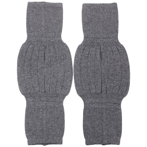 2 pcs warm breathable knee pads for protection (grey)