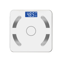 body fat scale white no battery included