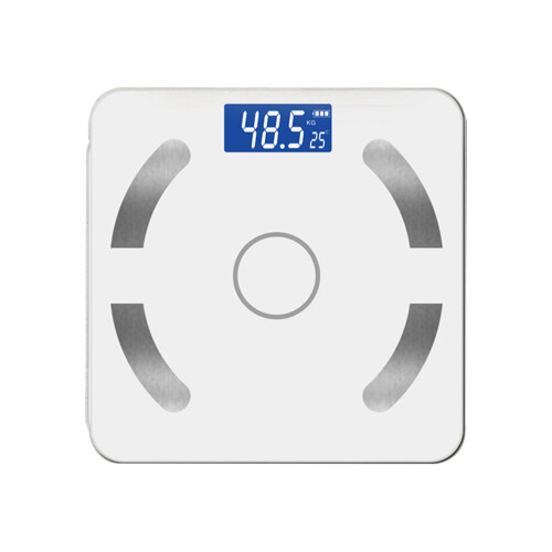 body fat scale white no battery included