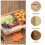 20 pcs food boxes with lids, brown potato chip containers 8