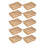 20 pcs food boxes with lids, brown potato chip containers 1