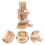 1Ensemble Fontaine Hamster Verticale Bois Khaki Durable 5