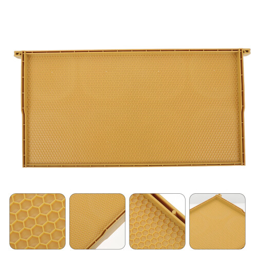 honeycomb foundation sheet with frame for beehive egg laying 1