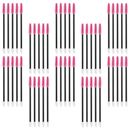 50pcs disposable eyebrow and eyelash brushes applicators