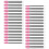 50pcs disposable eyebrow and eyelash brushes applicators 6