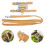 cat harness set with traction rope for walking, size m 3