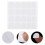 50 pcs double-sided nail tapes for beauty use, white 9