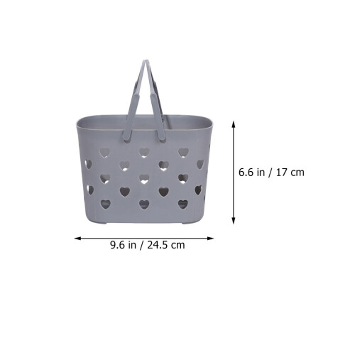 2Pcs Handheld Plastic Storage Baskets For Toys Sundries And Vegetables 1