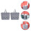 2Pcs Handheld Plastic Storage Baskets For Toys Sundries And Vegetables 9