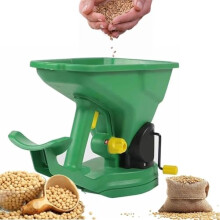 Handheld Rotary Lawn Spreader With 5 Adjustable Gears For Even Fertilizer Distribution On Small Farms And Garden Lawns