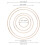 10pcs Multi-Size Simple Dreamcatcher Round Gold Metal Ring For Diy 2
