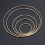 10pcs Multi-Size Simple Dreamcatcher Round Gold Metal Ring For Diy 5