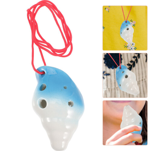 musical beginner ocarina practice conch shape 6-hole instrument 2