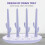 plastic baby bottle drying rack with pacifier organizer 7