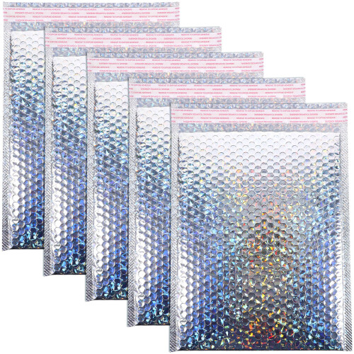 5pcs bubble packaging bags self adhesive for mailing storage shipping
