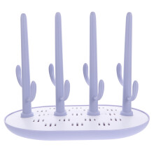 plastic baby bottle drying rack with pacifier organizer
