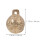 3pcs vintage mini copper bells for pet collars, wind chimes, decor 2