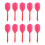 10 pcs dart flights and shafts accessory set 1