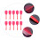 10 pcs dart flights and shafts accessory set 8